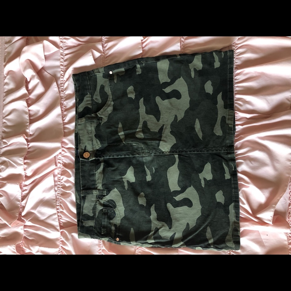 Camo Mini Skirt